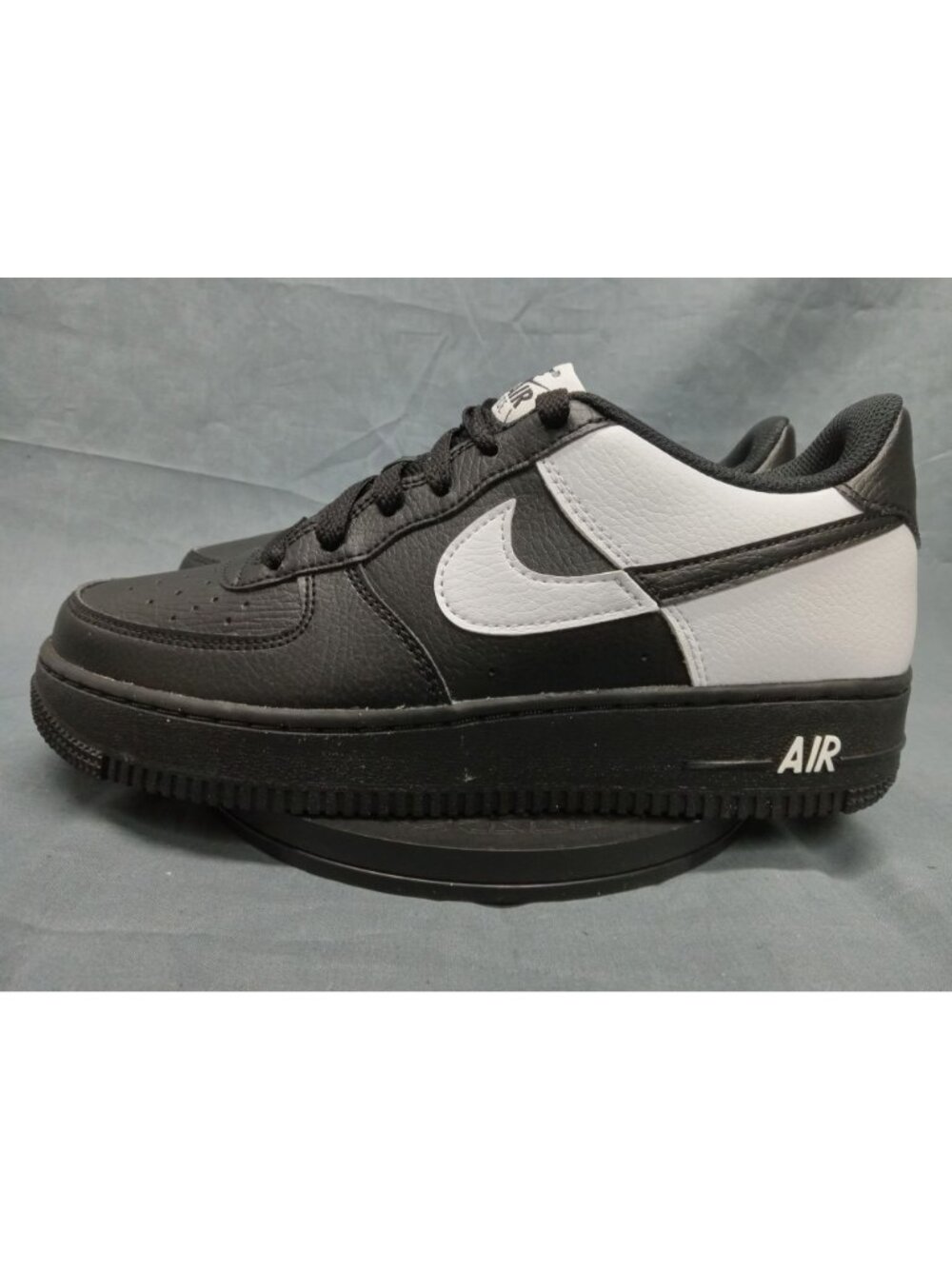 Nike Air Force 1 NN (GS) Sneakers Leather Black White Boys Size 4.5 FLOOR MODEL! - Picture 5 of 11